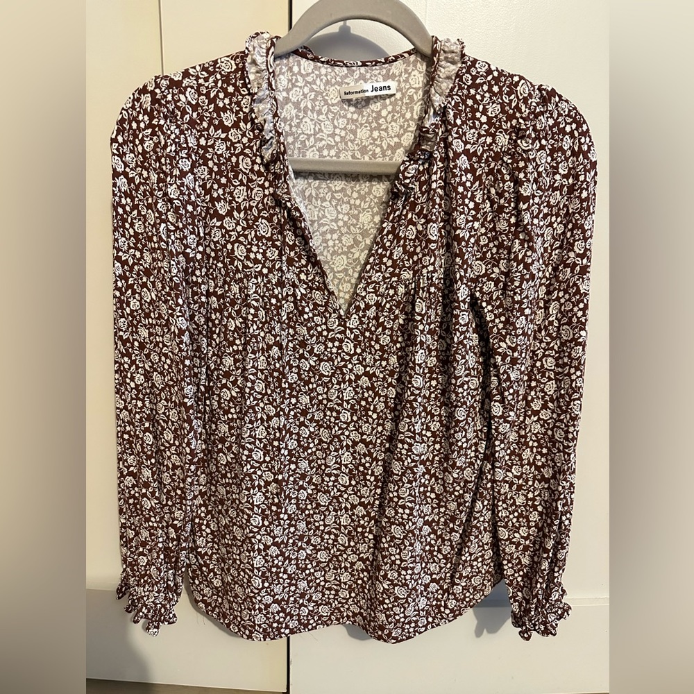 Reformation blouse - Size Small